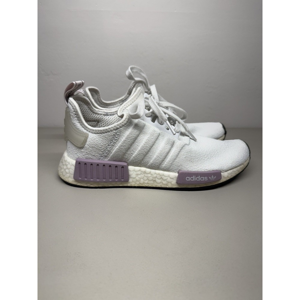 Adidas NMD R1 Crystal White Orchid Tint Sneakers BD8024 Women's Size 7.5